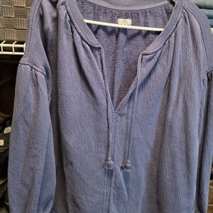 Aerie Blue Hooded Sweatshirt